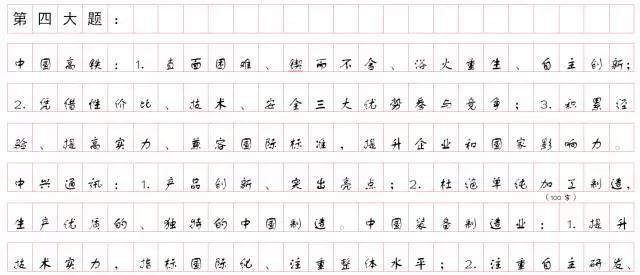 2020国家公务员考试：申论作答格式