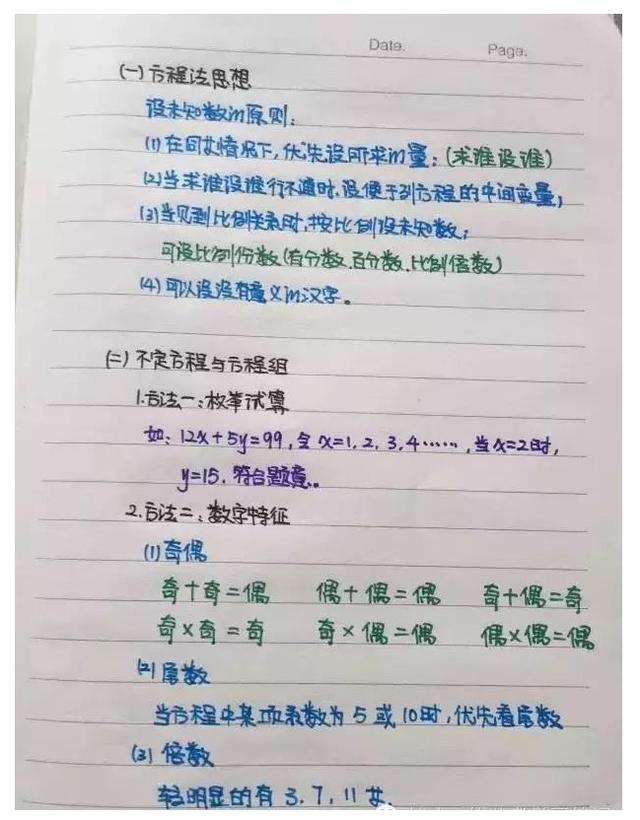 行测公式记不住？学霸几张笔记就搞定了！